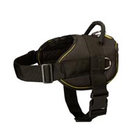 All Weather Extra Strong Nylon Collie Harness for Tracking/Pulling