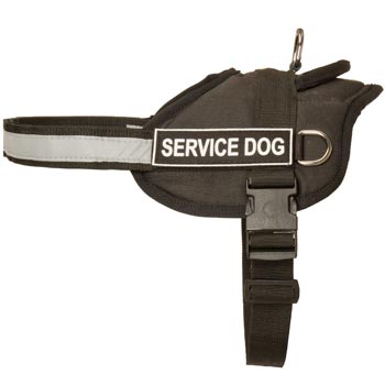 Collie Harness Nylon with Reflective Strap