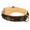 Collie Leather Collar Braided