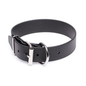 Extra Wide Black Biothane Collie Collar