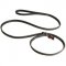 Leather Collie Choke Collar and Leash Combo for Professional Training and Walking
