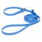 Solid Blue Biothane Collie Leash and Collar Combo