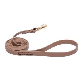 Khaki Waterproof Collie Leash Made of Biothane