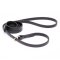 Black Biothane Collie Leash and Collar Combo