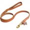 Walking and Training Leather Collie Leash with Comfy Handle