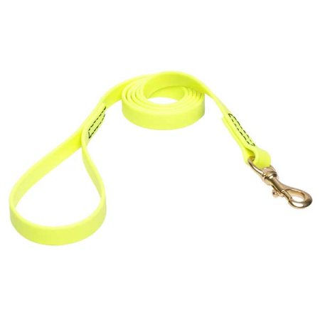 Yellow Waterproof Collie Leash Made of Biothane