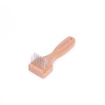 "Tidy Look" Wooden Brush/Comb With Metal Teeth for Collie