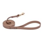 Khaki Waterproof Collie Leash Made of Biothane