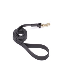 Black Waterproof Collie Leash Made of Biothane