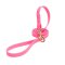 Pink Waterproof Collie Leash Made of Biothane