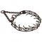 Strong Herm Sprenger Collie Pinch Prong Collar of Black Stainless Steel - 2.25 mm (1/11 inch)