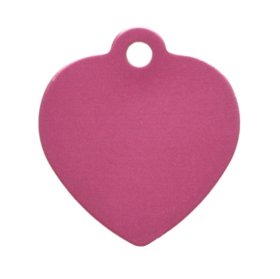 Heart Shaped Personalized Engraving ID tag