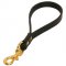 Short Leather Collie Leash for Better Dog Controlling