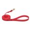 Red Waterproof Collie Leash Made of Biothane