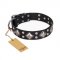 "Smart Geometry" FDT Artisan Studded Leather Collie Collar