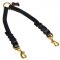 Braided Design Leather Collie Coupler for Walking 2 Dogs