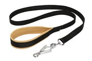 Nylon Collie Leash with Support Material on the Handle for Walking and Training