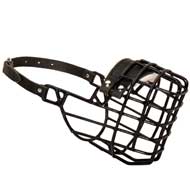 Frost-Resistant Wire Cage Collie Muzzle with One Adjustable Strap