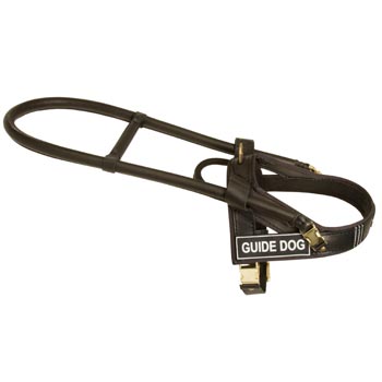 Collie Guide Harness Leather for Dog Assistance