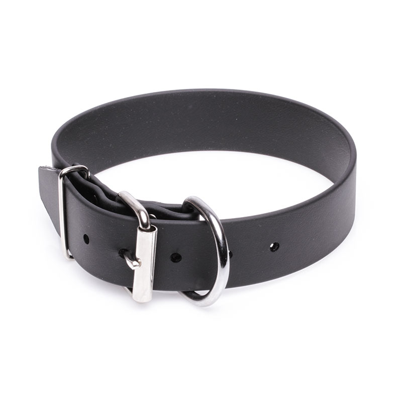Extra Wide Black Biothane Collie Collar