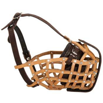 Basket Collie Muzzle for Military and Police Work